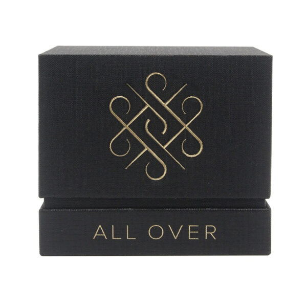 Foil Stamped Rigid Candle Gift Box with Custom Foam Insert Foil Stamped Rigid Candle Gift Box with Custom Foam Insert
