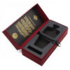 Foil Stamped Tequila Gift Box with EVA Insert and Ribbon Foil Stamped Tequila Gift Box with EVA Insert and Ribbon