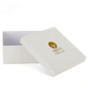 Foil Stamped Two-Piece Rigid Gift Box with Subtle Pattern