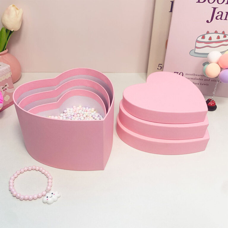 Cajas con forma de corazón