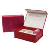 Hinged Candle Gift Box with Gold Foil and Molded Insert Hinged Candle Gift Box with Gold Foil and Molded Insert