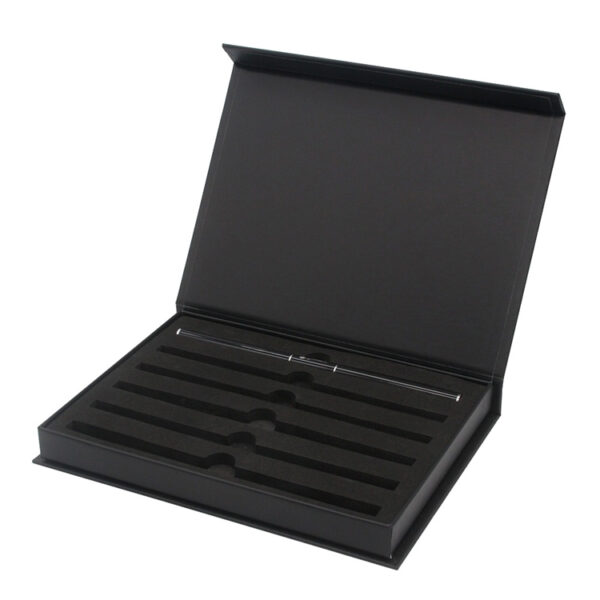 Hinged Nail Art Brush Presentation Box with Foam Insert Hinged Nail Art Brush Presentation Box with Foam Insert