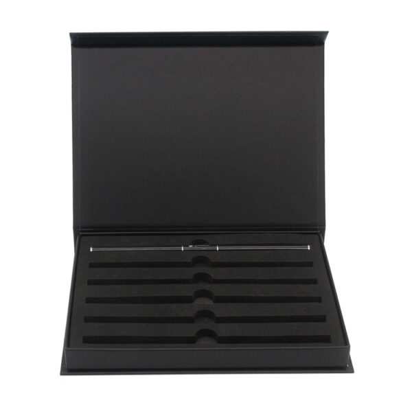Hinged Nail Art Brush Presentation Box with Foam Insert Hinged Nail Art Brush Presentation Box with Foam Insert