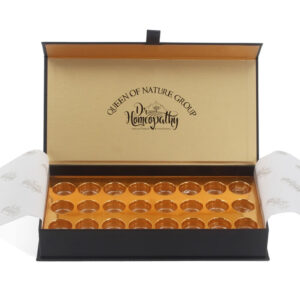 Magnetic Rigid Chocolate Date Gift Box with Gold Insert