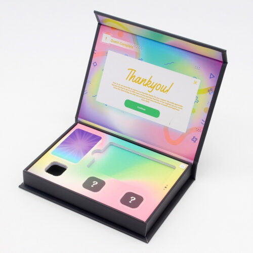 Magnetic Rigid Electronics Gift Box with Printed Insert Magnetic Rigid Electronics Gift Box with Printed Insert
