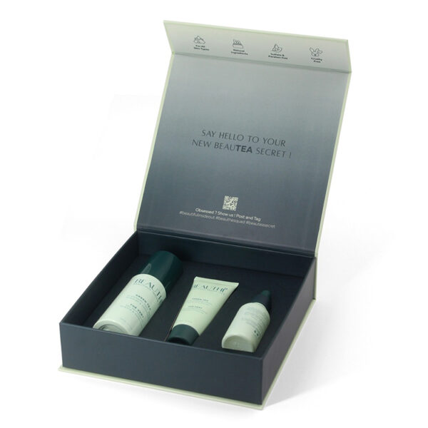 Magnetic Skincare Gift Box with Precision Product Insert