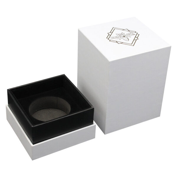 NMN Supplement Bottle Box with EVA Insert and Foil Logo