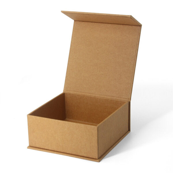 Natural Kraft Hinged-Lid Rigid Retail Gift Packaging Box Natural Kraft Hinged-Lid Rigid Retail Gift Packaging Box