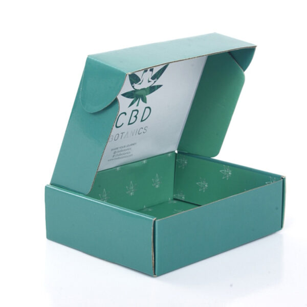 Printed CBD Corrugated Mailer Box for Wellness Products Printed CBD Corrugated Mailer Box for Wellness Products
