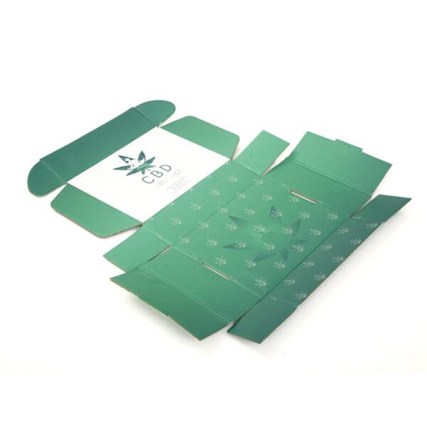 Printed CBD Corrugated Mailer Box for Wellness Products Printed CBD Corrugated Mailer Box for Wellness Products