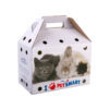 Printed Cardboard Pet Carrier Box with Ventilation Holes