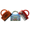 Printed Christmas Folding Gift Box with Die-Cut Handle Printed Christmas Folding Gift Box with Die-Cut Handle