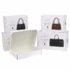 Printed Corrugated Handbag Retail Packaging Box with Logo Printed Corrugated Handbag Retail Packaging Box with Logo