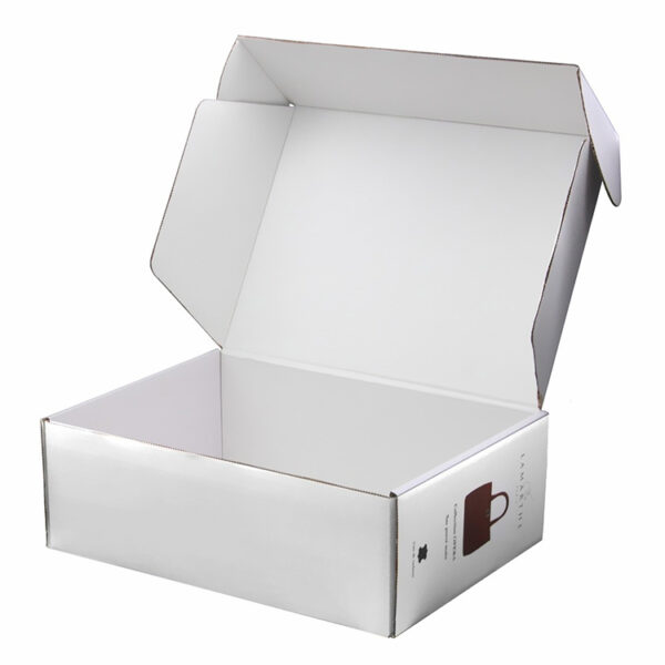 Printed Corrugated Handbag Retail Packaging Box with Logo Printed Corrugated Handbag Retail Packaging Box with Logo