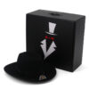 Printed Corrugated Hat Box with Handle and Paper Insert