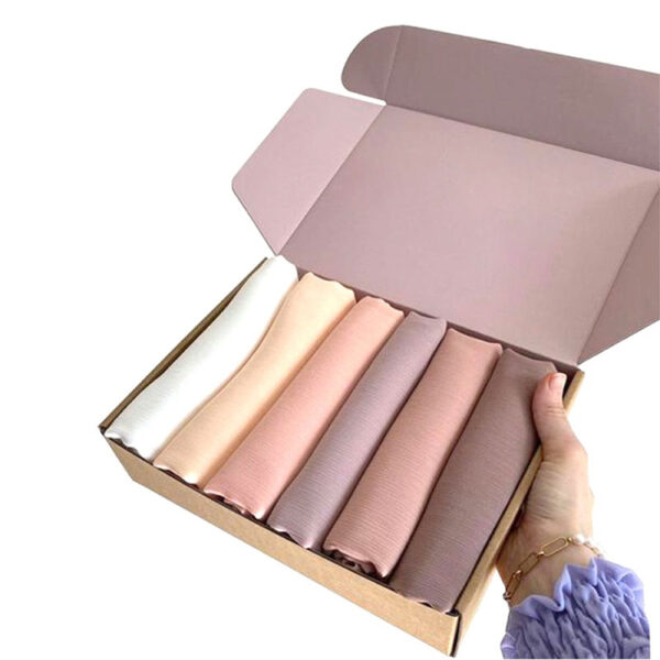 Printed Corrugated Hijab Mailer Box for Fashion Apparel Printed Corrugated Hijab Mailer Box for Fashion Apparel