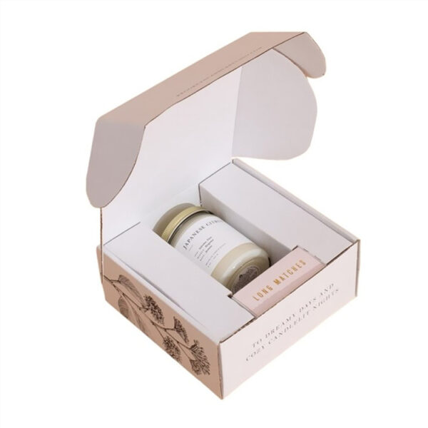 Printed Corrugated Mailer Gift Boxes with Custom Inserts