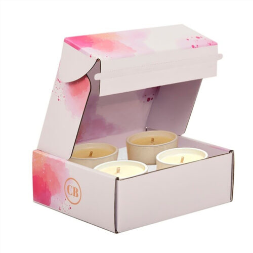 Printed Corrugated Mailer Gift Boxes with Custom Inserts