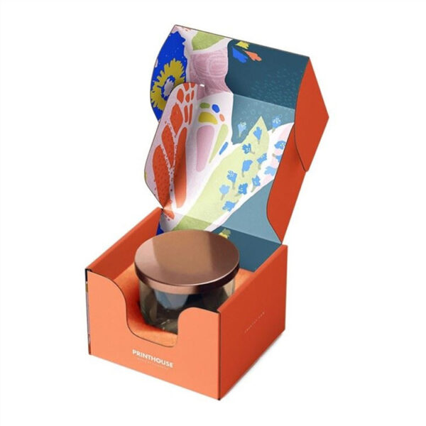 Printed Corrugated Mailer Gift Boxes with Custom Inserts