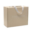 Printed Corrugated Wig Packaging Box with Ribbon Handle Printed Corrugated Wig Packaging Box with Ribbon Handle