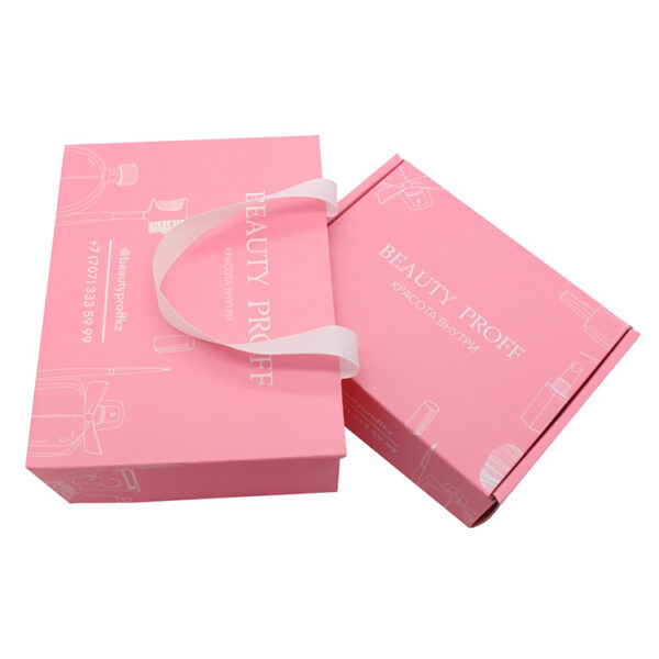 Printed Cosmetic Gift Box with Matching Paper Bag Printed Cosmetic Gift Box with Matching Paper Bag