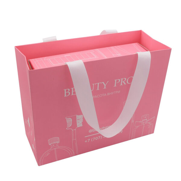 Printed Cosmetic Gift Box with Matching Paper Bag Printed Cosmetic Gift Box with Matching Paper Bag