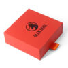 Printed Drawer Cufflink Gift Box with Ribbon Pull Handle
