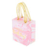 Printed Hinged Birthday Gift Box with Ribbon Carry Handles Printed Hinged Birthday Gift Box with Ribbon Carry Handles