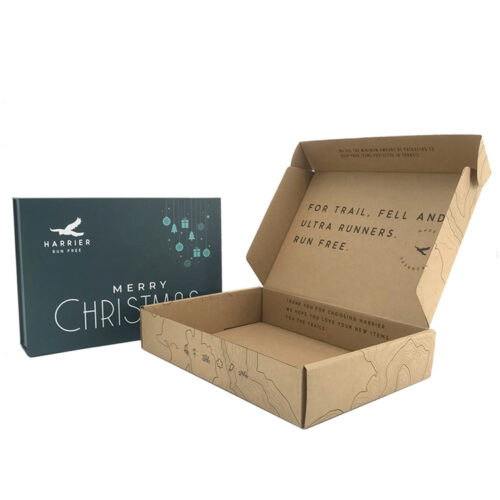 Printed Kraft Shipping Mailer Box for Trail Running Gear