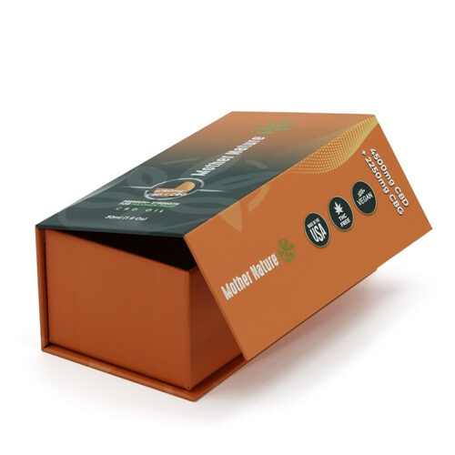 Printed Magnetic Rigid CBD Oil Box with Protective Insert Printed Magnetic Rigid CBD Oil Box with Protective Insert