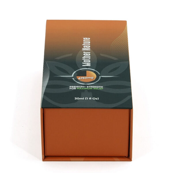 Printed Magnetic Rigid CBD Oil Box with Protective Insert Printed Magnetic Rigid CBD Oil Box with Protective Insert
