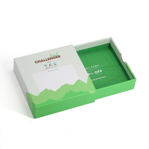 Printed Rigid Drawer Gift Box for Challenge Redemption Cards Printed Rigid Drawer Gift Box for Challenge Redemption Cards