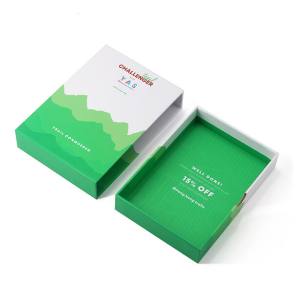 Printed Rigid Drawer Gift Box for Challenge Redemption Cards