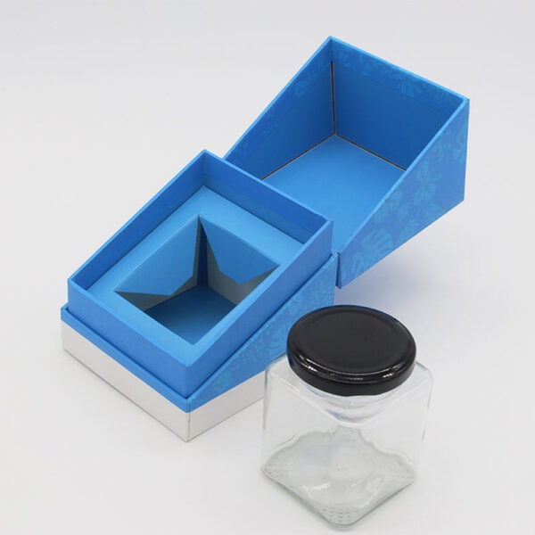 Printed Rigid Hinged-Lid Affirmation Jar Box with Insert Printed Rigid Hinged-Lid Affirmation Jar Box with Insert