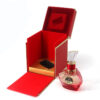 Red Hinged-Lid Perfume Presentation Box with Gold Foil Trim Red Hinged-Lid Perfume Presentation Box with Gold Foil Trim