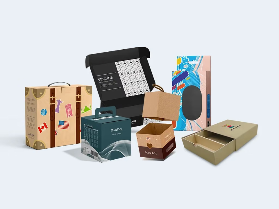 Grafikdesign für Verkaufsverpackungen