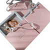 Ribbon Handle Photo Gift Bag with Rigid Presentation Tray Ribbon Handle Photo Gift Bag with Rigid Presentation Tray