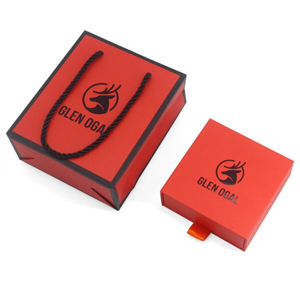 Rigid Accessory Gift Box with Ribbon Pull Rigid Accessory Gift Box with Ribbon Pull