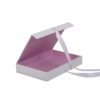 Rigid Hinged-Lid Presentation Box with Satin Ribbon Tie Rigid Hinged-Lid Presentation Box with Satin Ribbon Tie