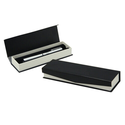 Rigid Hinged Pen Presentation Box with Black Foam Insert Rigid Hinged Pen Presentation Box with Black Foam Insert