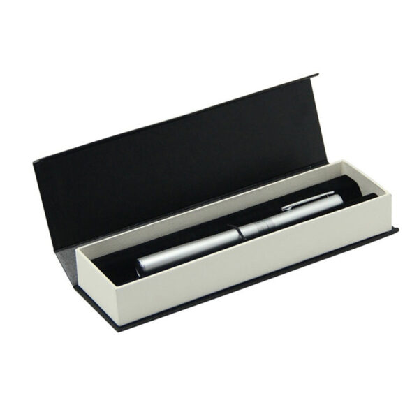 Rigid Hinged Pen Presentation Box with Black Foam Insert Rigid Hinged Pen Presentation Box with Black Foam Insert