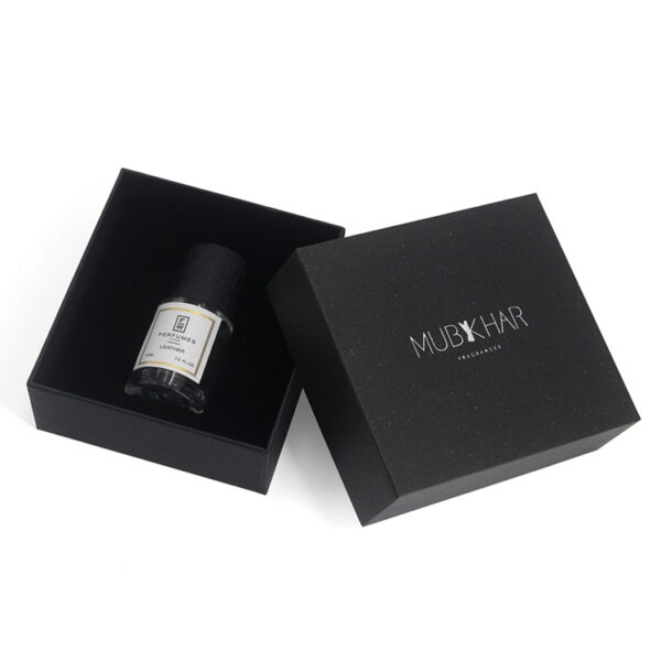 Rigid Perfume Box with Foil Logo and Fitted Foam Insert
