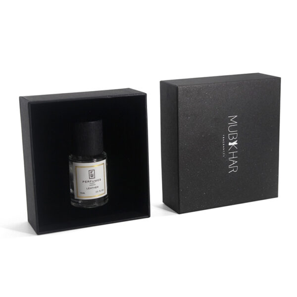 Rigid Perfume Box with Foil Logo and Fitted Foam Insert