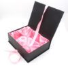 Satin-Lined Hair Extension Box with Ribbon Closure