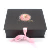 Satin-Lined Hair Extension Box with Ribbon Closure